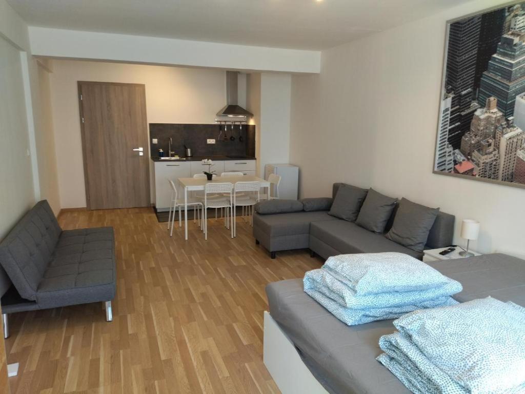 Brand New Studio Apartment #24 In Elite Residence With Free Secure Parking In The Center Прага Екстер'єр фото